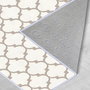 Conceptum Wookece304 Alfombra de Poliéster Blanco y Beige 80 x 150 cm